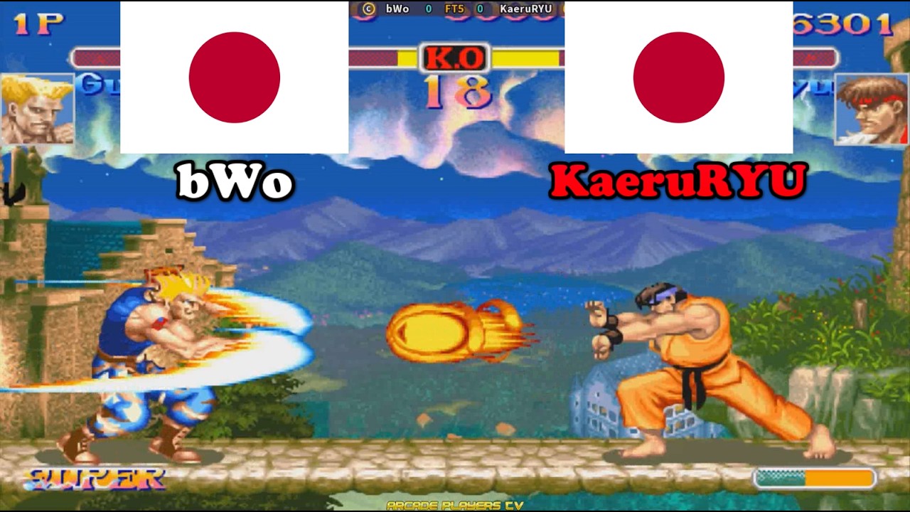 スーパーストリートファイターII X ➤  bWo (Japan) vs KaeruRYU (Japan) Super Street Fighter 2 Turbo