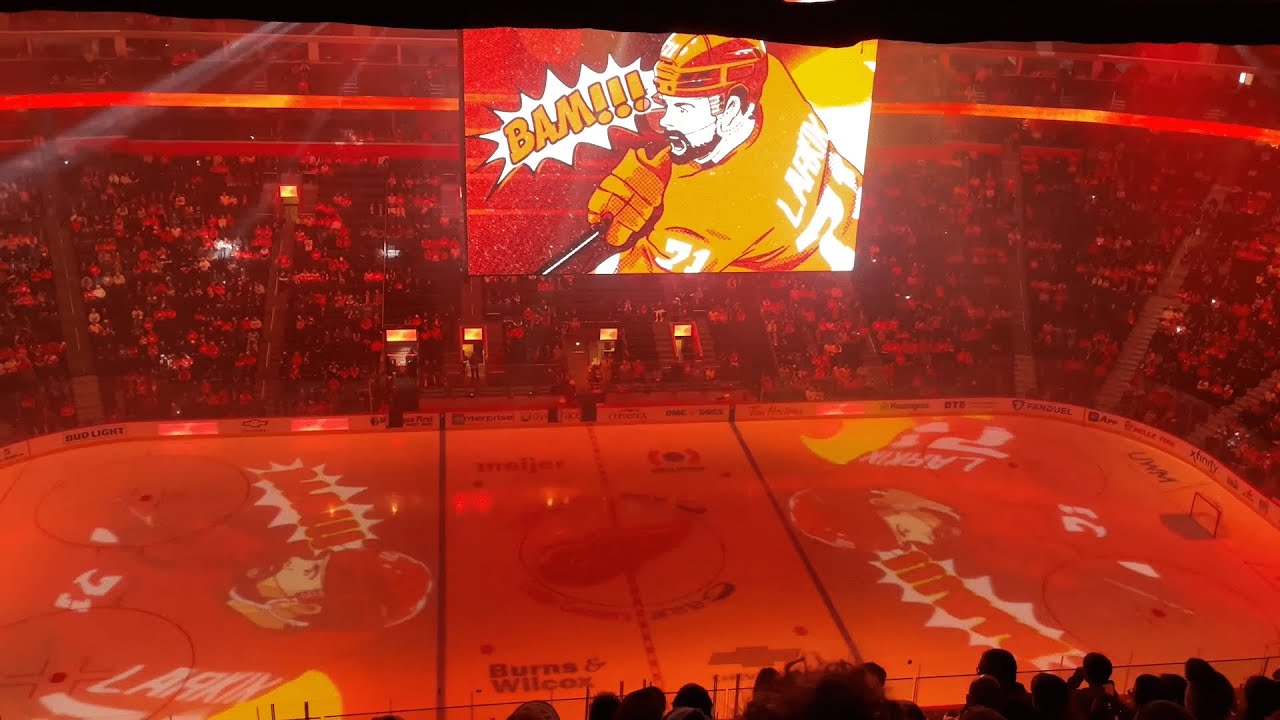 Detroit Red Wings intro vs. Lightning 1/21/24
