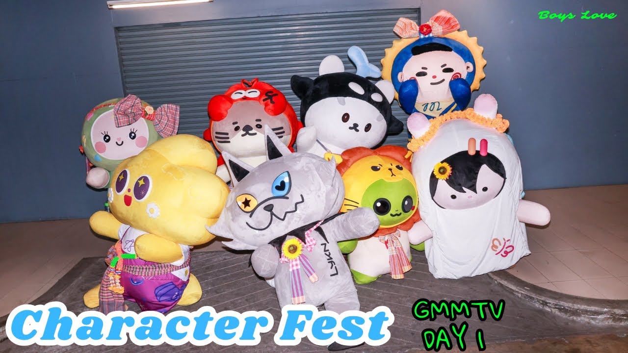 Character Fest Thailand Day 1 🐳🐺💜 #POLCASAN #KINGMAN #BABII #CERI #NONGNOOONG #JUMMO #ANY #LYKYOU