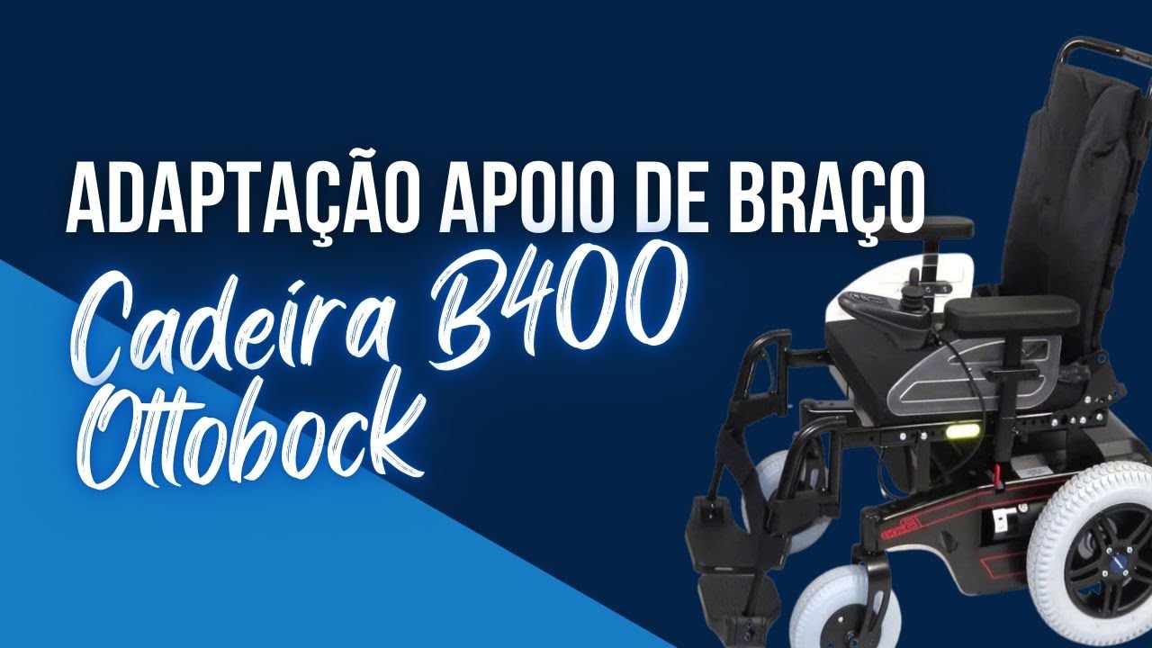Cadeira Motorizada B400 Adaptação Apoio Braço #dicas #cadeirante #cadeiraderodas #manutenção