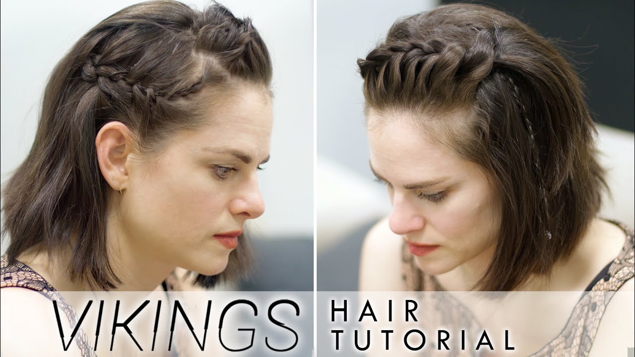 Vikings Hair Tutorial for Short Hair - featuring Amy Bailey