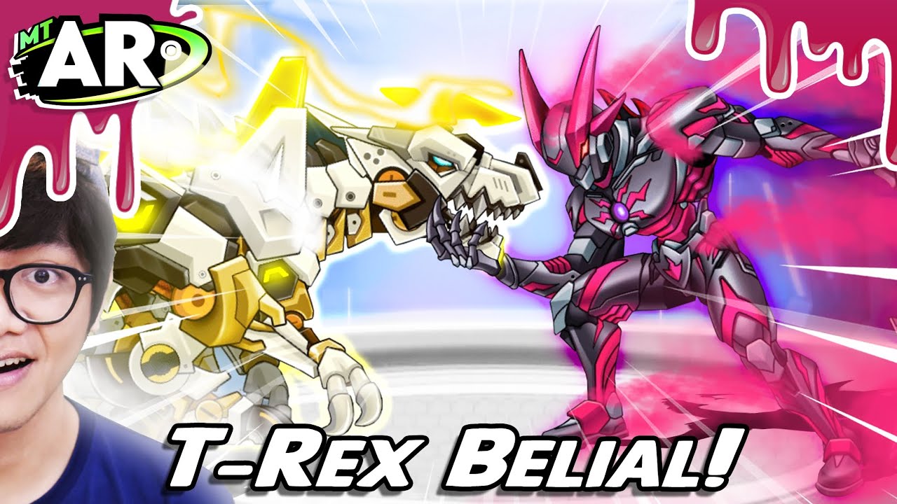 Mecha God T-Rex VS Ultraman Belial Super Mecha Colosseum‼️