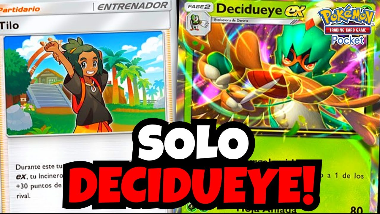 Flechazo +30 de cariño 💘 Decidueye + Tilo | Pokémon TCG Pocket
