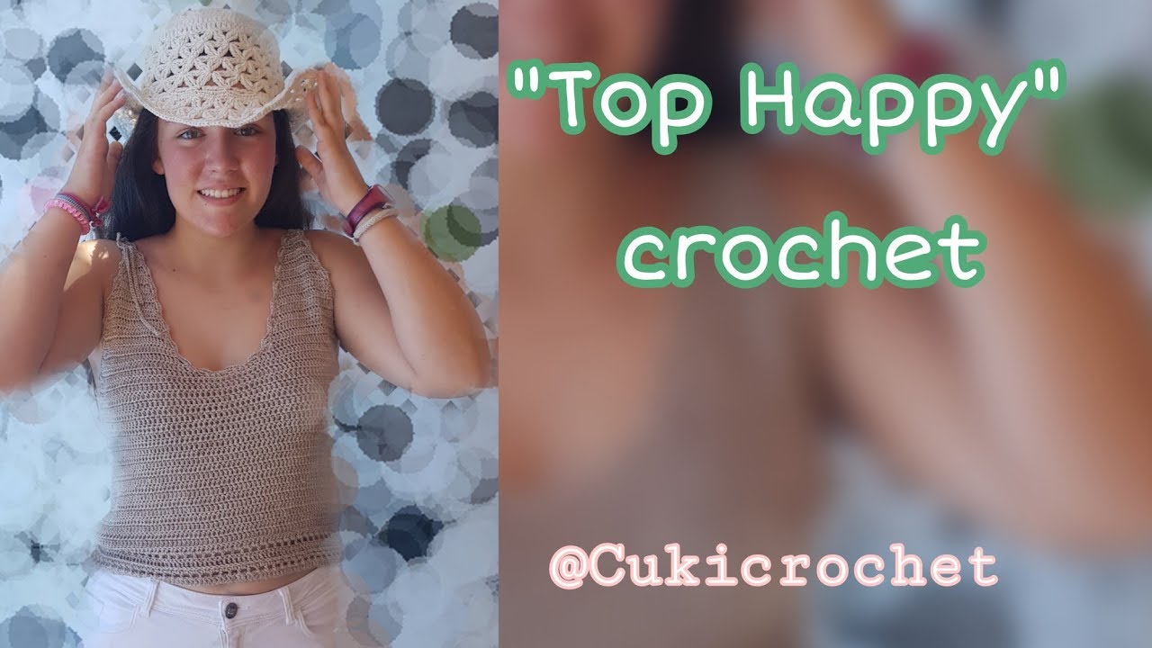 Cómo tejer TOP A CROCHET Fácil paso a paso. TODAS TALLAS.Gratis