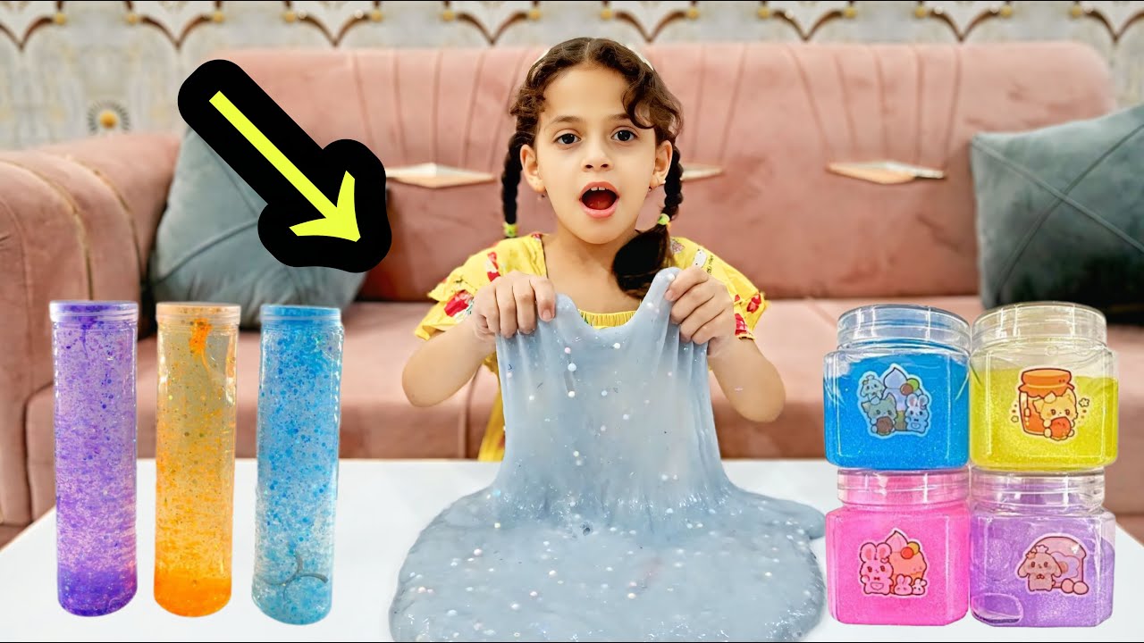 درة خلطت كل ألوان السلايم 😱شنو صار؟ تجربة ممتعة ومفاجآت غريبة!