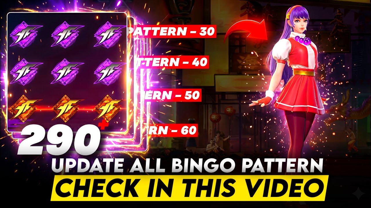 UPDATE ALL 290+ BINGO PATTERN KOF FOR PHASE 2...