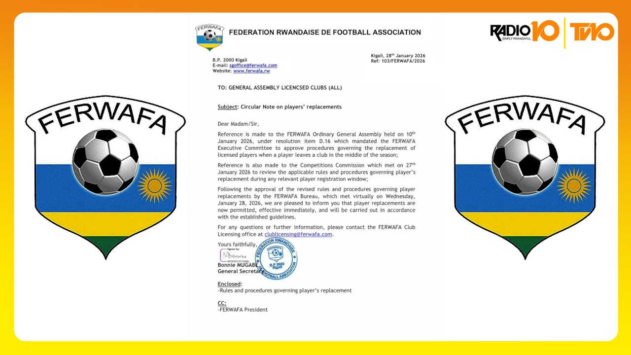 FERWAFA YAMENYESHEJE AMAKIPE KO YEMEREWE GUSIMBUZA ABAKINNYI