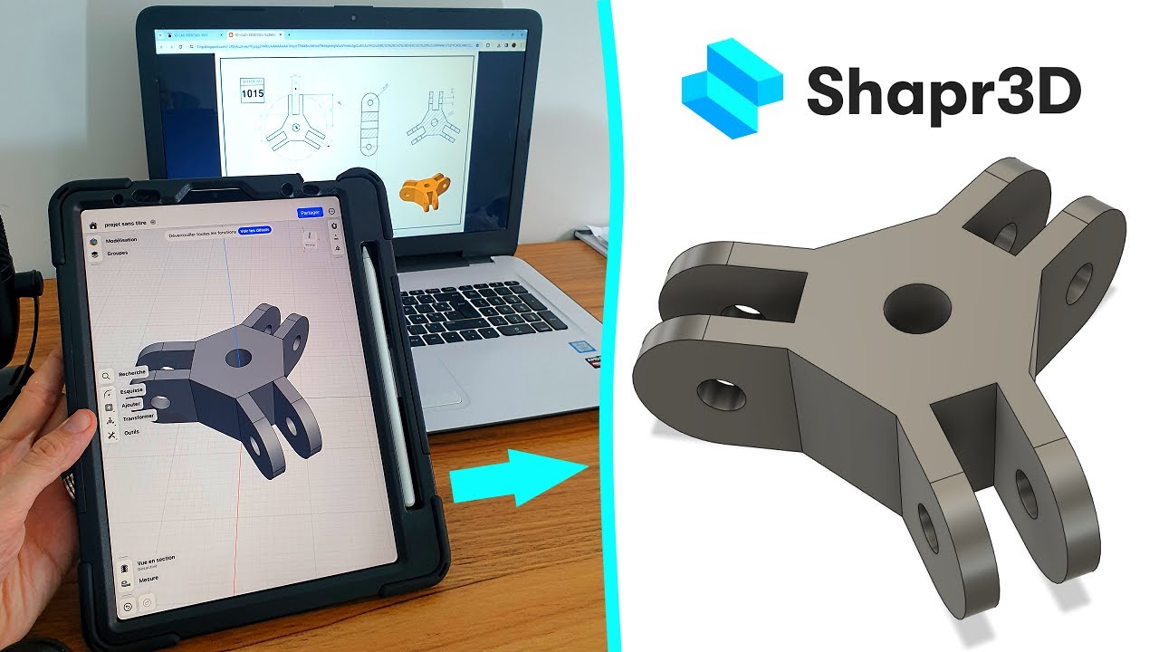 Découverte de Shapr3D - Première pièce