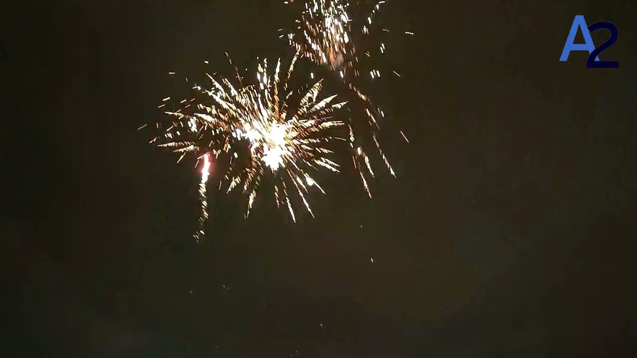 Vuurwerk in Pijnacker centrum