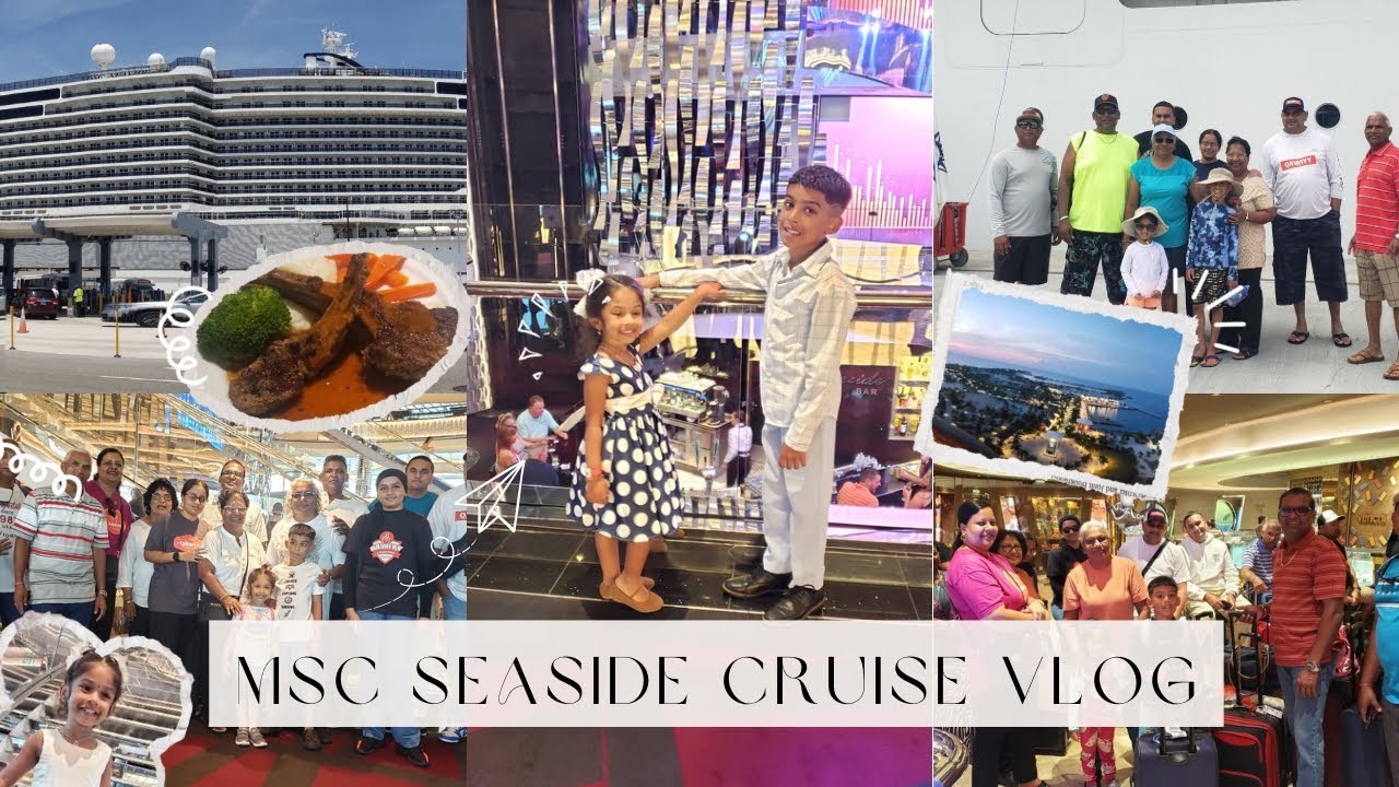MSC Seaside Cruise Vlog 🛳️ | Fun with Rudresh