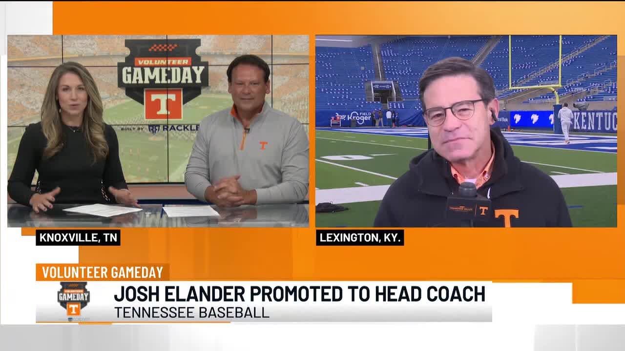 Josh Elander promoted to Vol baseball head coach | Volunteer Gameday - Tennessee @ Kentucky