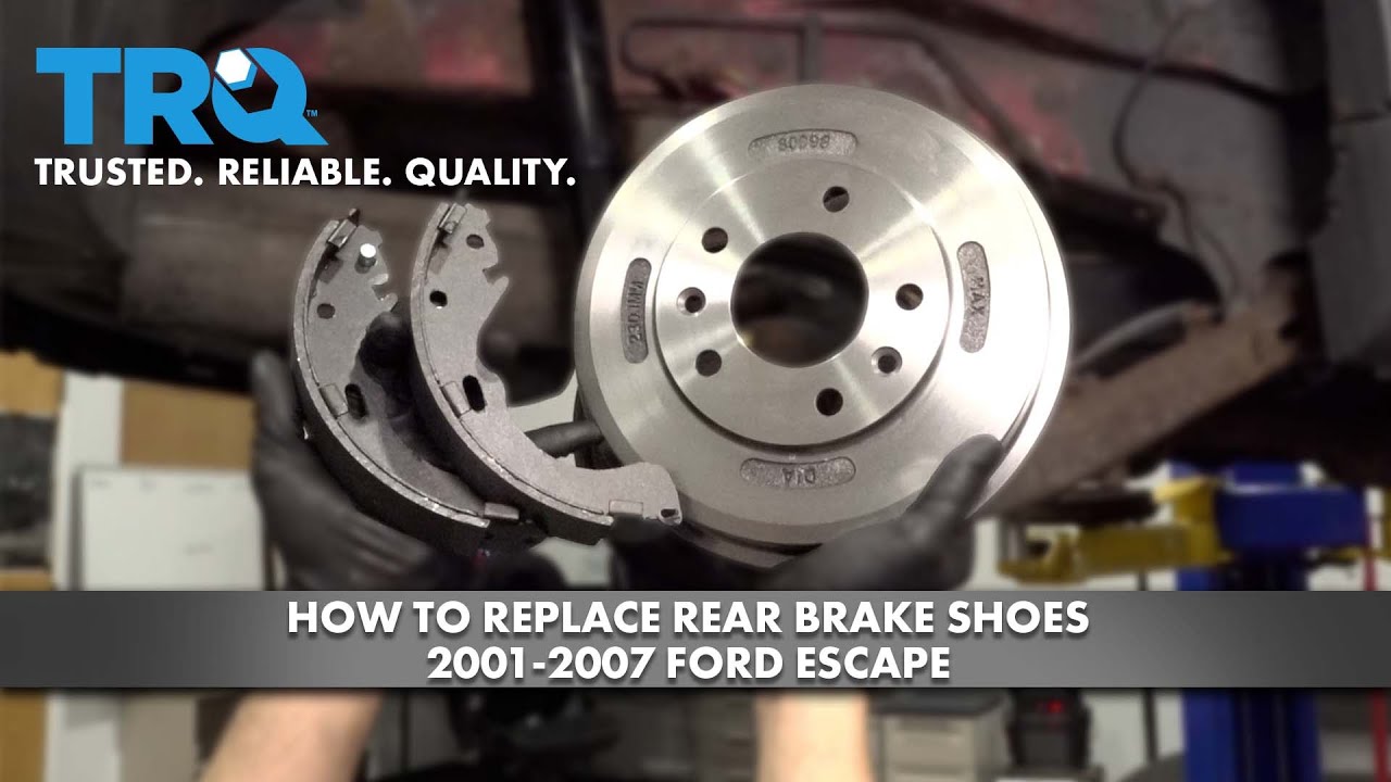 Как заменить задние тормозные колодки Ford Escape 2001-2007