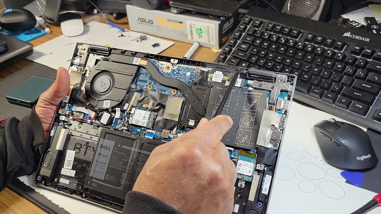 Dell Inspiron 5406 dissambly and upgraade options