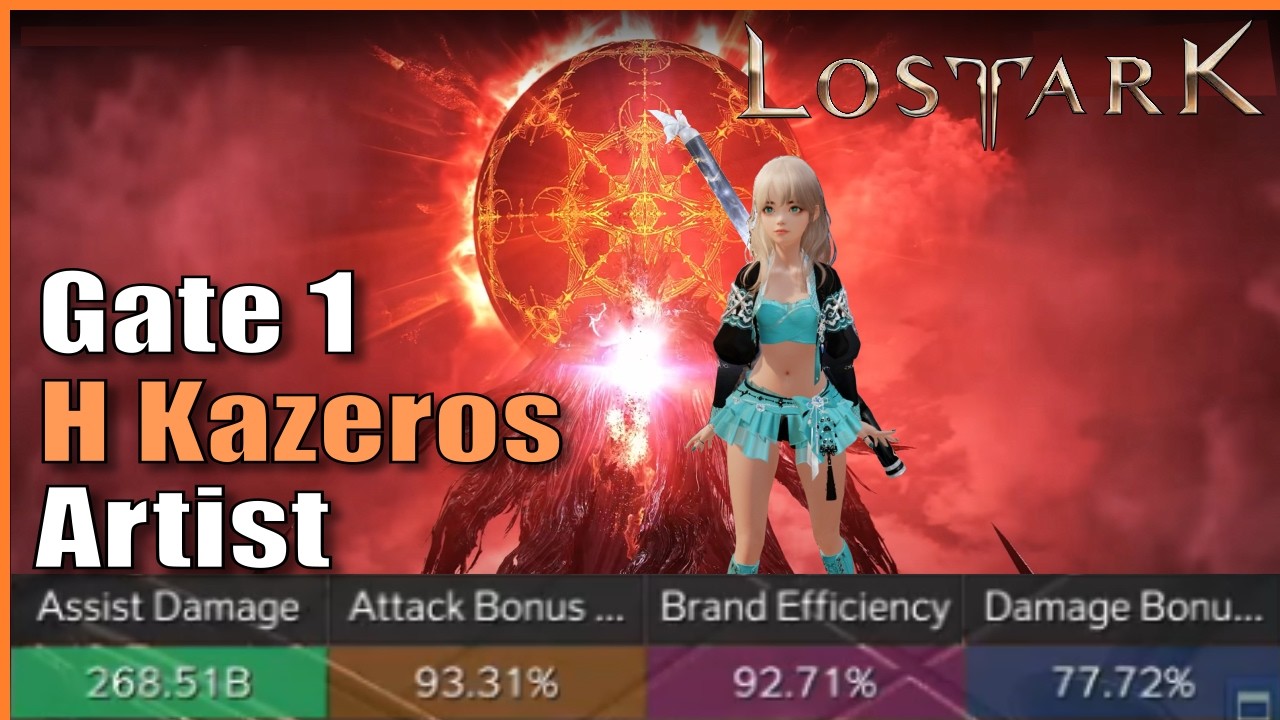 Peer Pressure Honing. H Kazeros Gate 1 (Full Bloom Artist) | Lost Ark