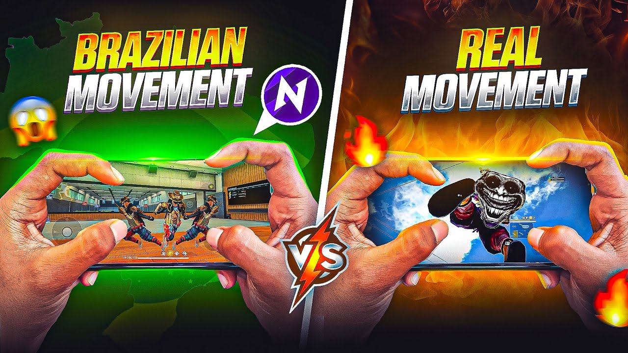 BRAZILIAN🇧🇷   MOVEMENT   VS    REAL  MOVEMENT🗿