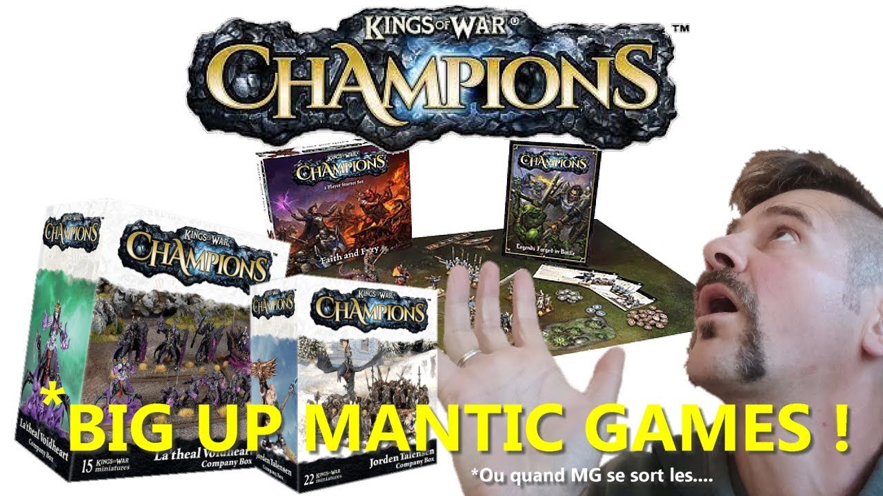 KINGS OF WAR CHAMPIONS ! Unboxing starter 2 joueurs 1er AVIS | Warhammer Spearhead version Flanking
