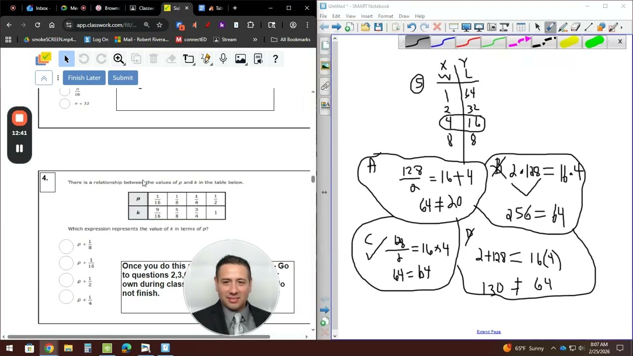 February 25, 2026 Questions 1-8 TEST