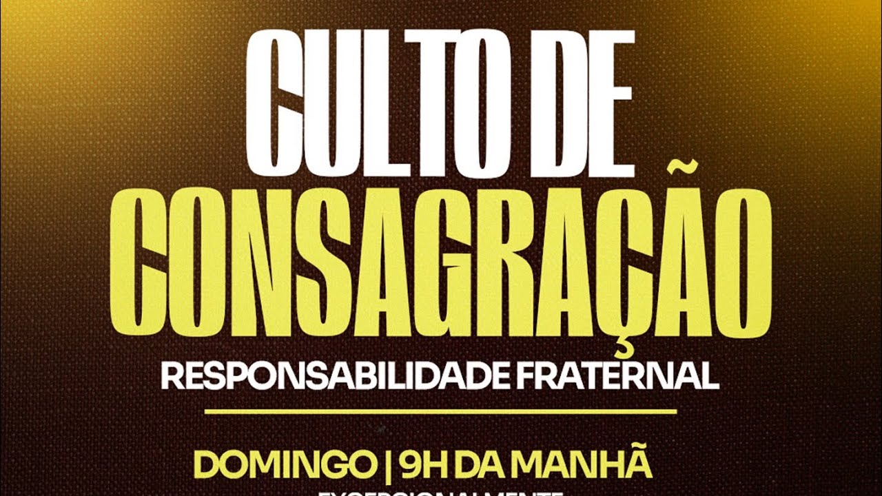 CULTO AO VIVO