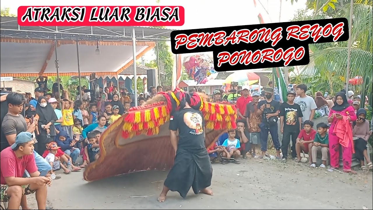 ATRAKSI KAYANG PEMBARONG REYOG BIKIN KAGUM PENONTON