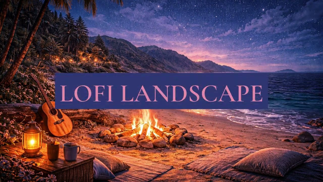 Warm Lofi at the Beach 🌅 Peaceful Beats to Relax, Focus & Unwind