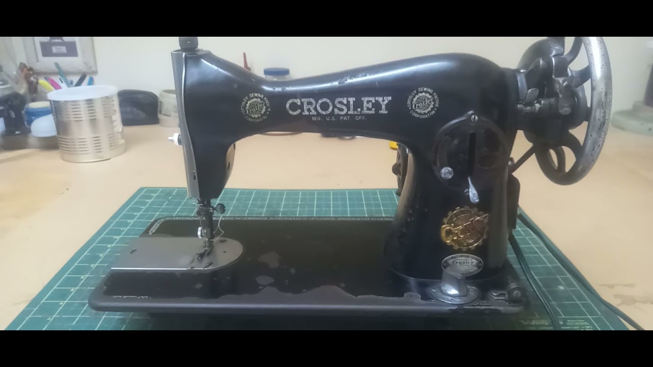 Máquina de costura Crosley, defeitos que não são defeitos!