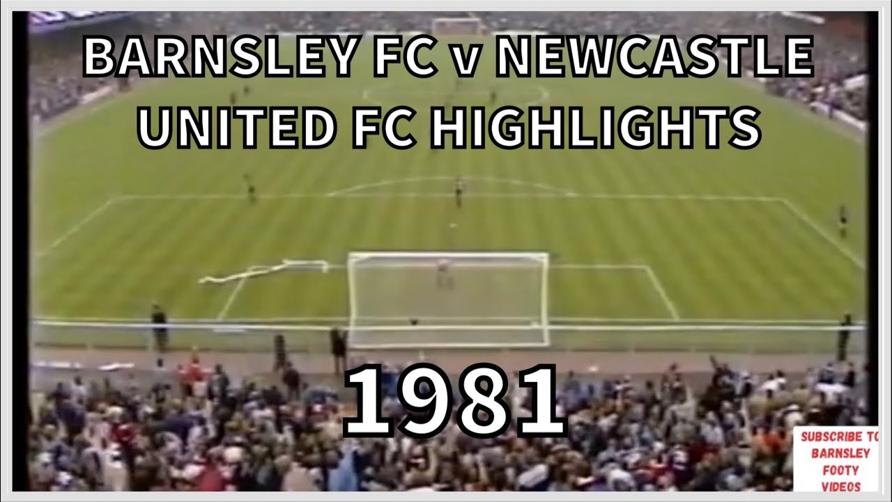 Barnsley fc v Newcastle United fc 17th October, 1981 #barnsleyfc #newcastleunited #football