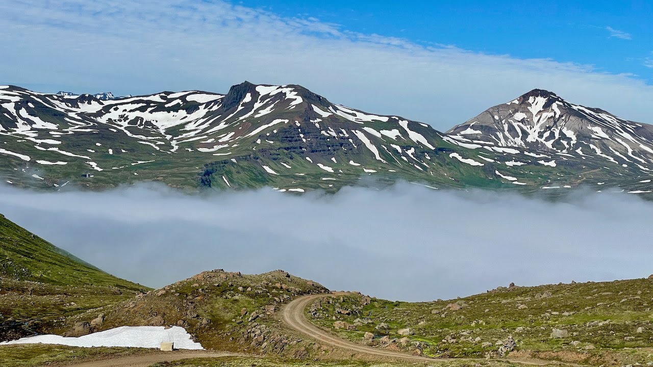 ICELAND F ROADS IN 4K - F946 (Loðmundarfjarðarvegur)