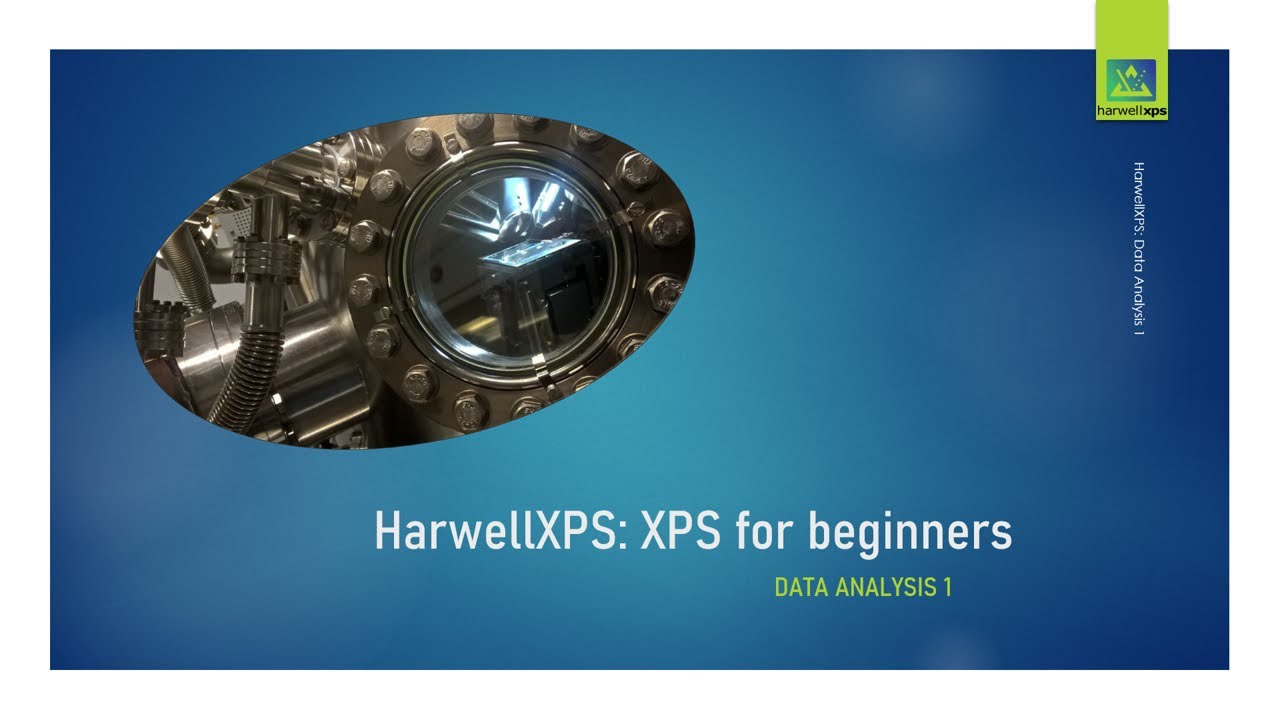 XPS for Beginners - Data Analysis 1