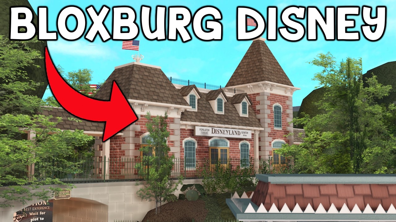 Посещение Диснейленда стоимостью более 5,2 млн долларов на BLOXBURG! (РАБОЧИЕ АТТРАКЦИОНЫ, ПРИНЦЕ...