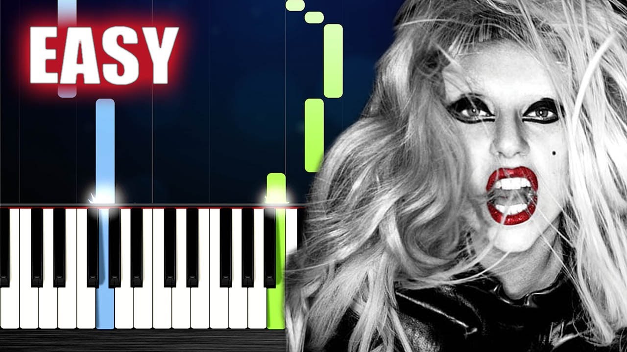 Lady Gaga - Bloody Mary (Wednesday) - EASY Piano Tutorial
