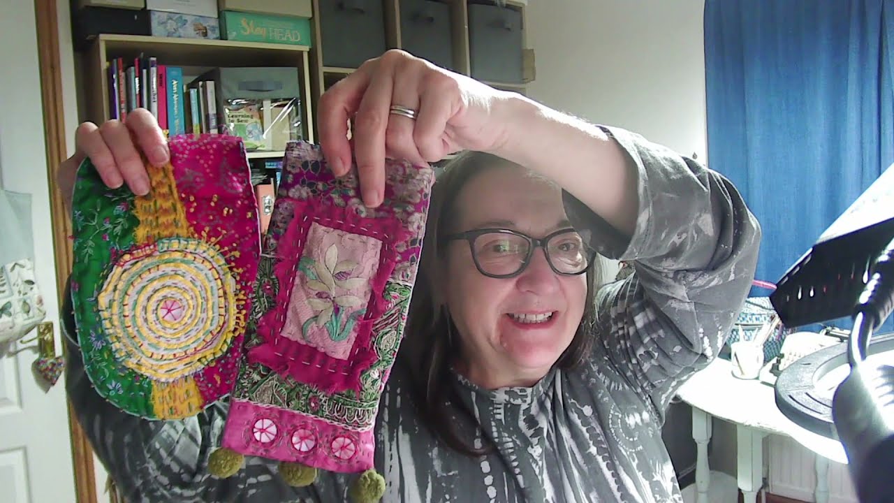 Slow Sew Boho Bunting - my second pennant is finished!