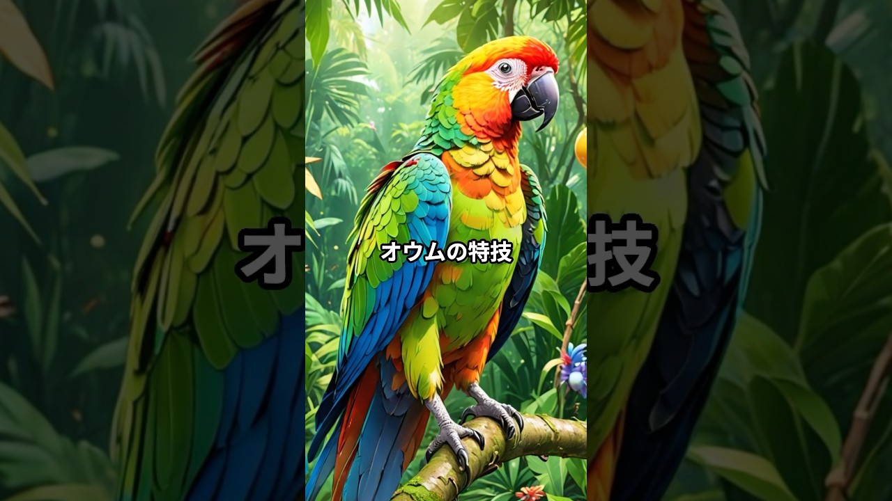 オウムの特技【ジョーク】 #ジョーク #面白い話 #暇つぶし #shorts