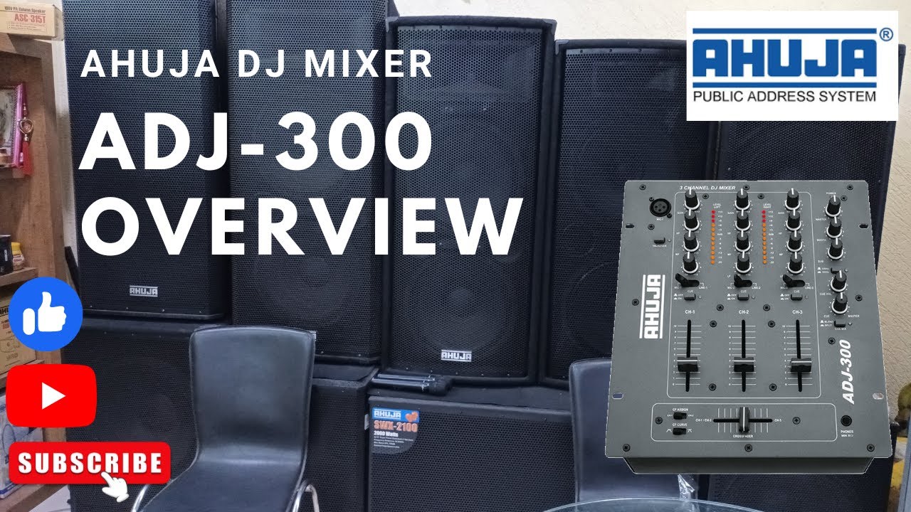 Ahuja DJ Mixer ADJ300
