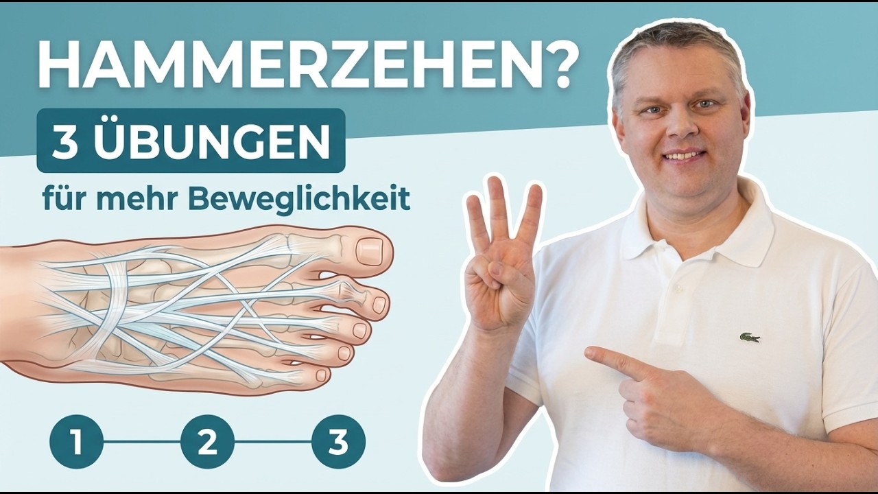 Hammerzehen lindern: 3 Übungen, die sofort Beweglichkeit bringen