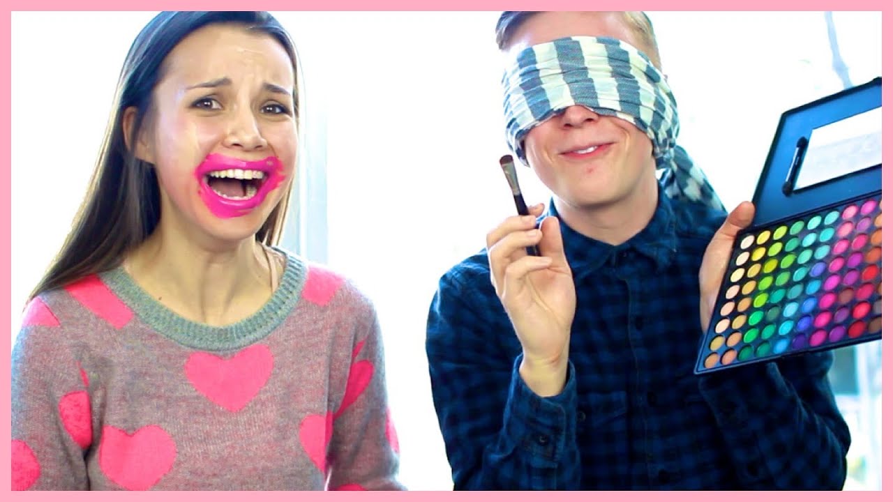 Blindfolded Makeup Challenge with Tyler Oakley!!!