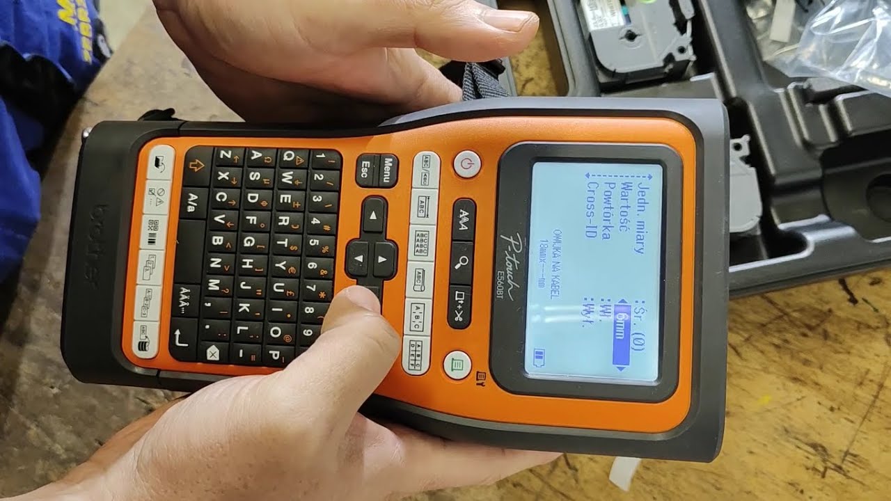 Profesjonalna DRUKARKA etykiet dla ELEKTRYKÓW Brother PT-E560BT