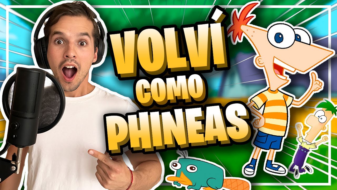 VOLV&Iacute; A DOBLAR LA VOZ DE PHINEAS !! / Memo Aponte