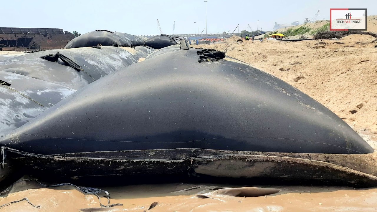 TechFab Geotextile Tubes For Coastal Protection and Land Reclamation