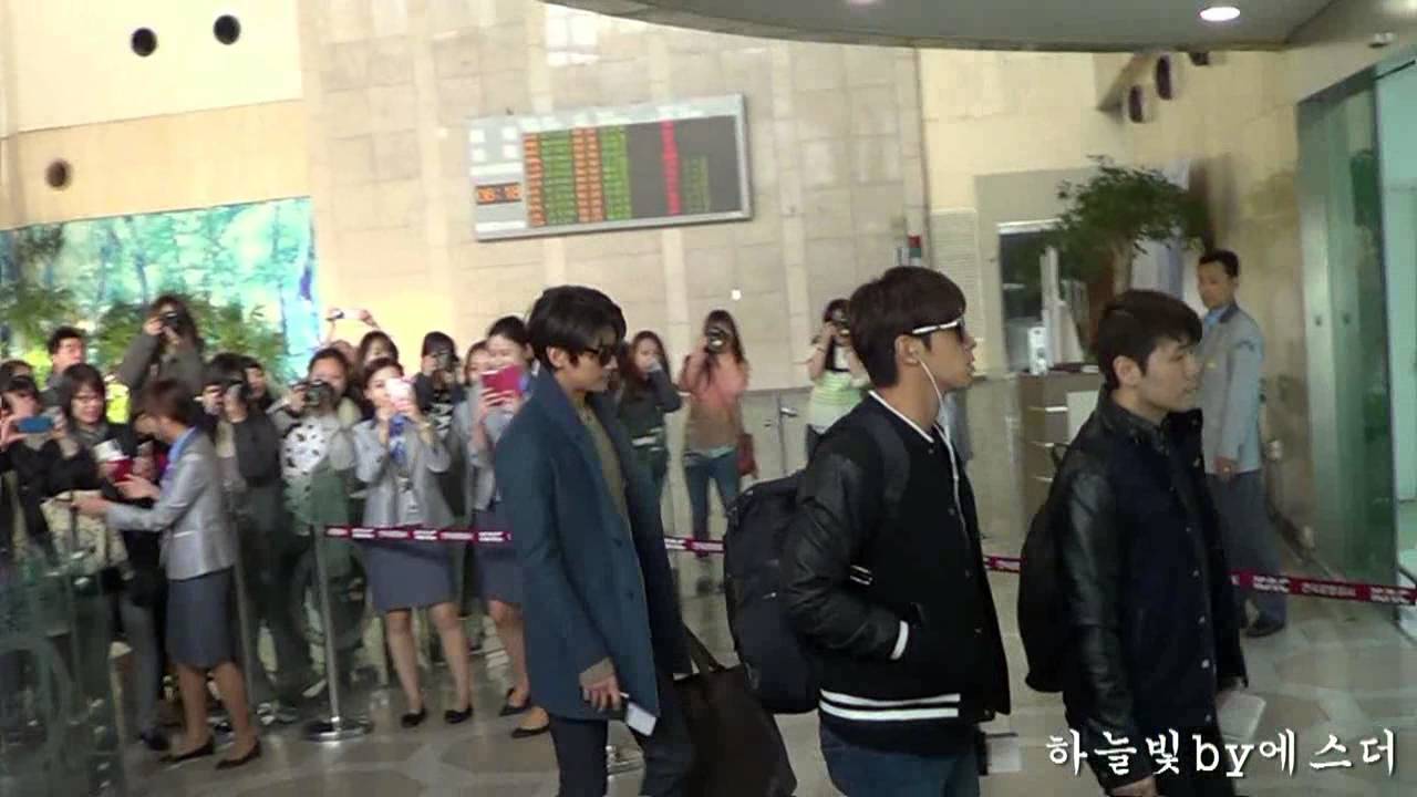 131025 동방신기 Yunho & Changmin 김포공항출국