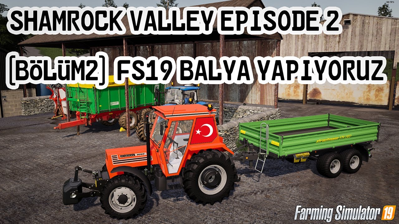 Shamrock Valley episode 2  (bölüm2)  FS19 balya yapıyoruz