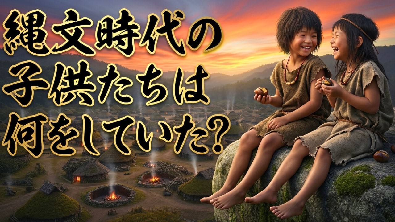 日本史 寝落ち 🌙 縄文時代に5千年前子供労働!? 隠された育児の驚愕真実