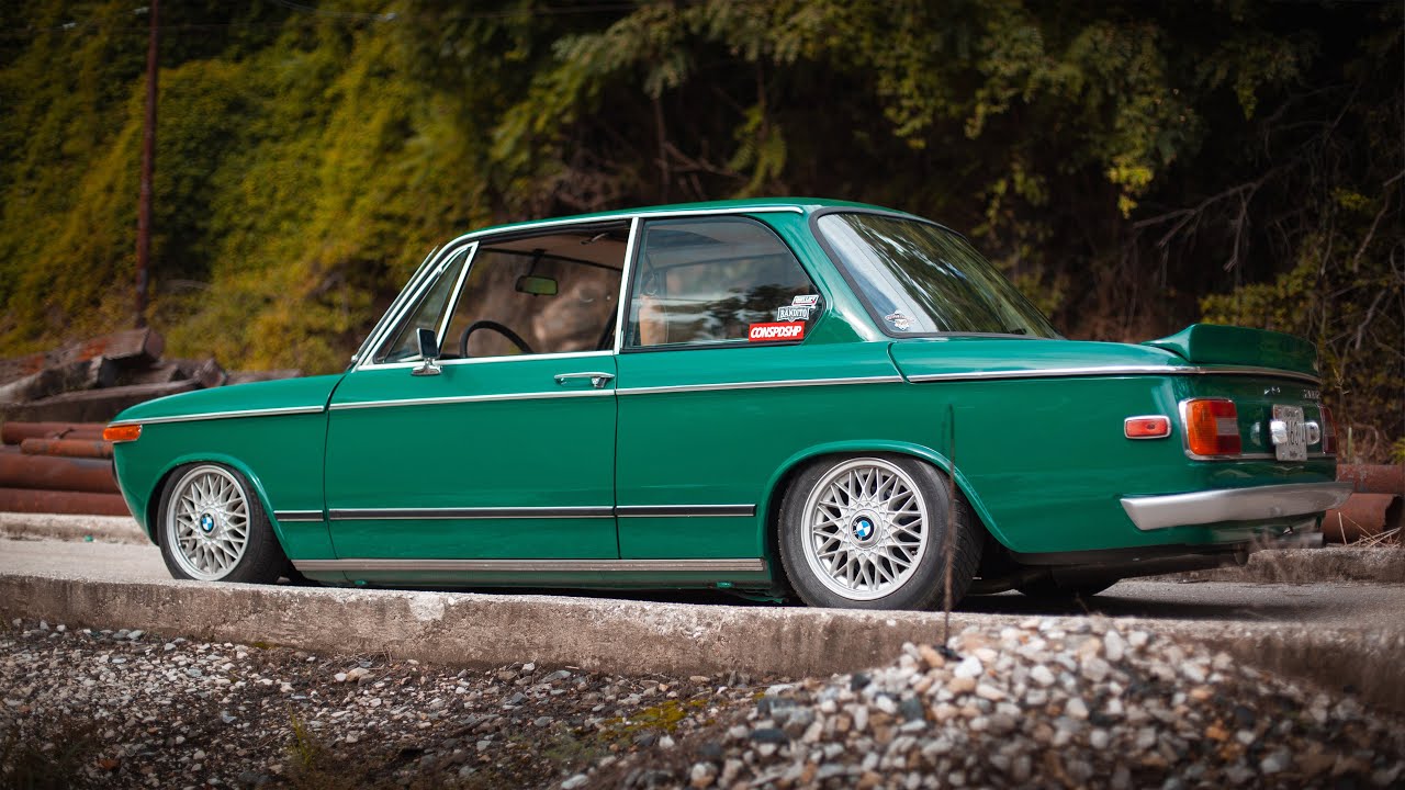 Установка Airlift для BMW 2002 года с кастомными дисками BBS | Часть 4