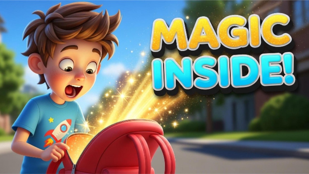 Leo’s MAGICAL Red Backpack! 🌟 A Tiny World Inside! | Kids Animation