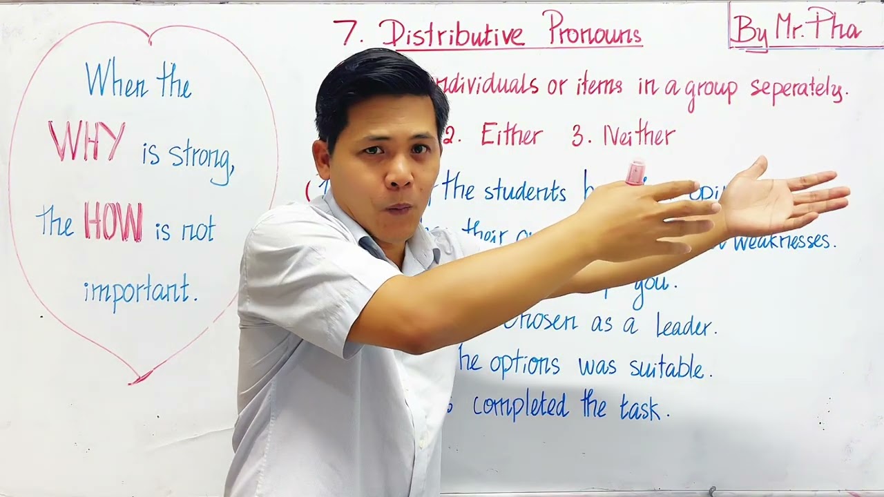 Clip160:  Distributive Pronouns | Chea Sampha