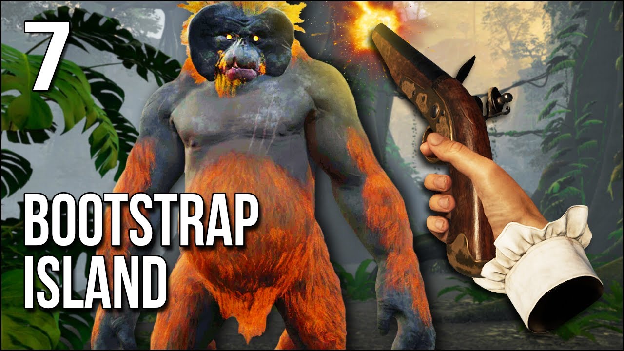 Bootstrap Island | Битва с боссом — гигантской обезьяной в новой зоне джунглей!