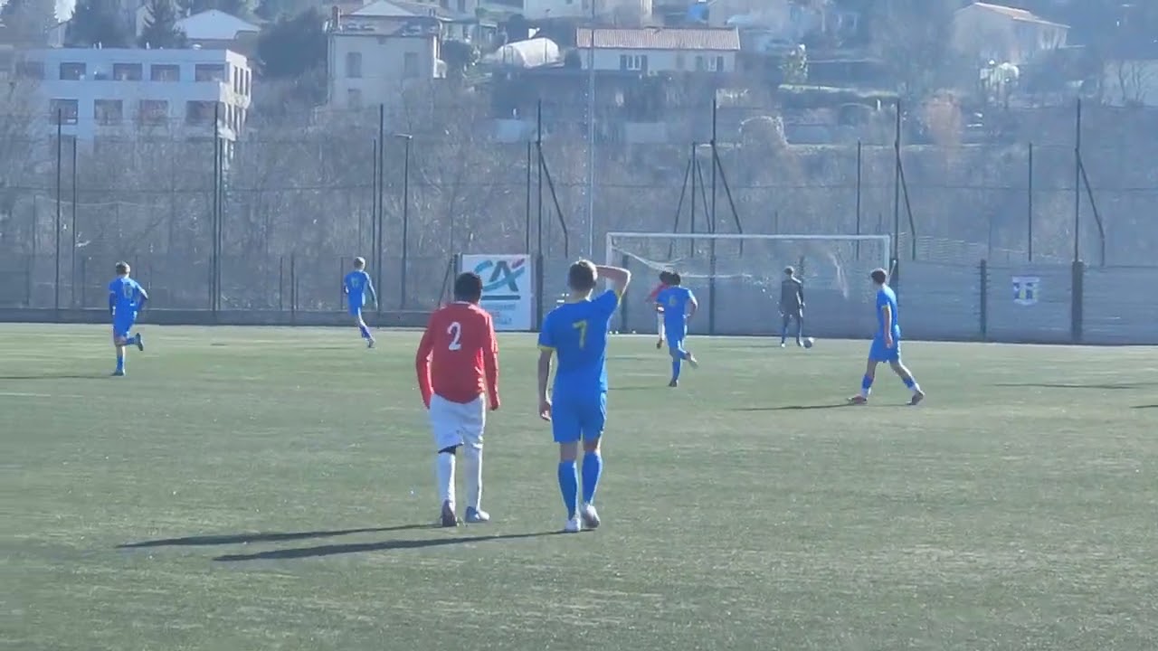 Match amical U15: Étrat la tour sportif R1 vs AS Clermont St Jacques R2 (2 eme mi-temps) 19/01/25