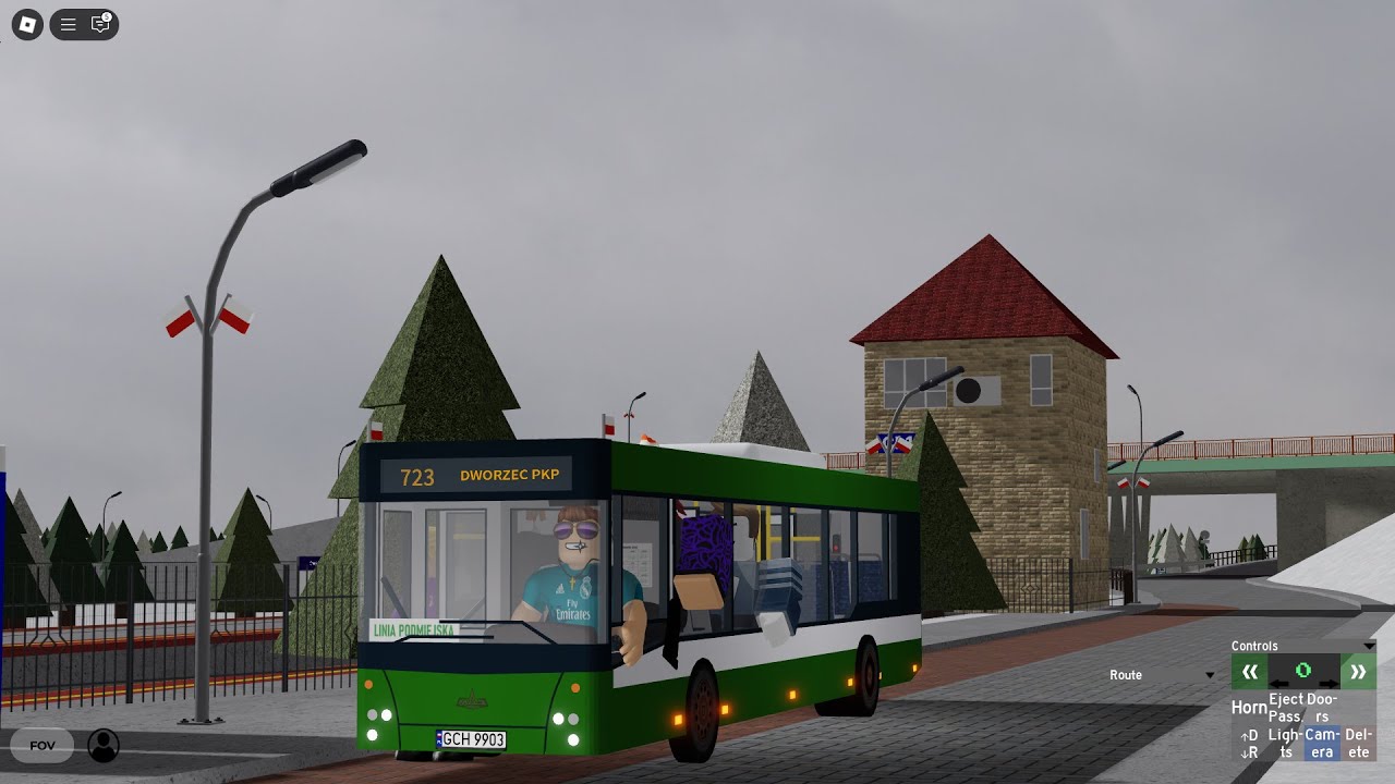 Roblox MZK Chojnice | Linia 723 ➡ Dworzec PKP