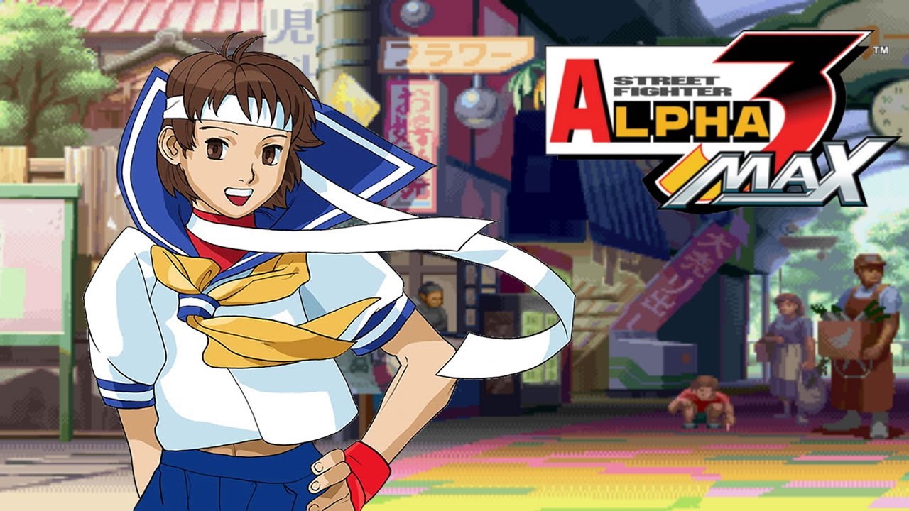 Street Fighter Alpha 3 Max [PSP] - Sakura Gameplay (Expert Mode)