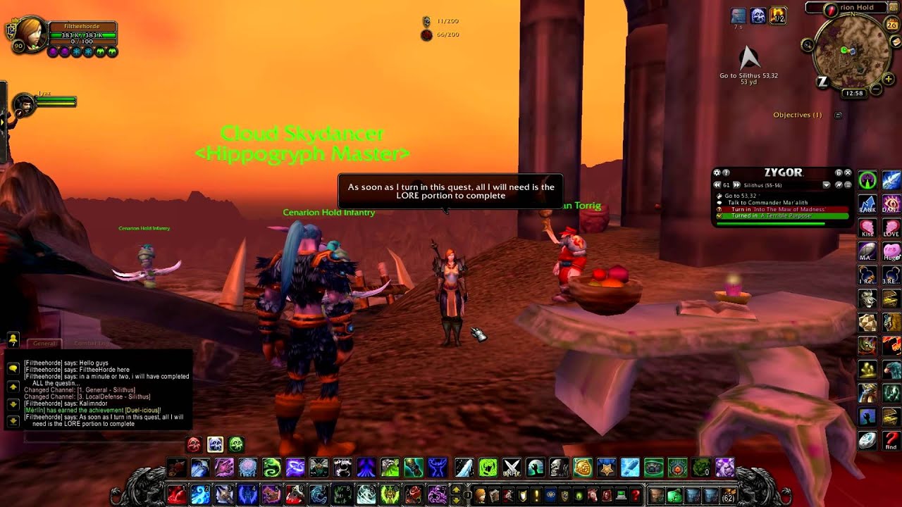 World of Warcraft - Quest All of Kalimdor Achievement