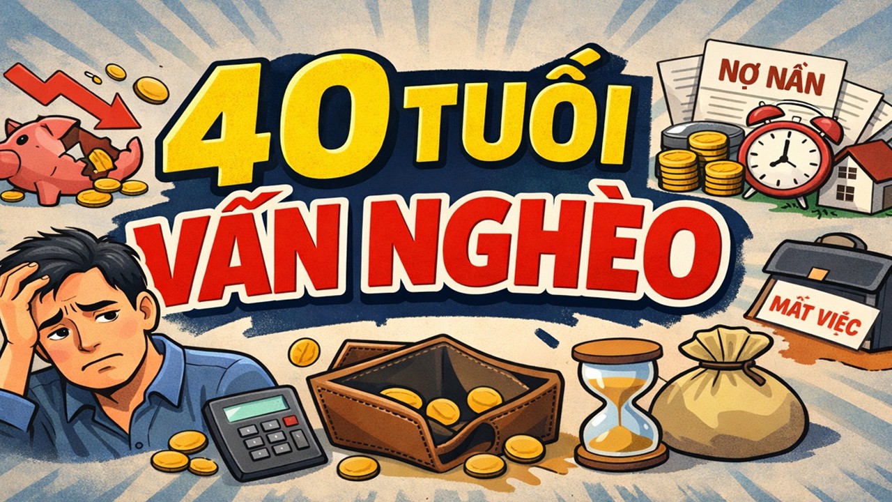 40 Tuổi Mới Thấm: 3 Sai Lầm Tiền Bạc Khiến Nhiều Người Mãi Không Ngóc Lên Được